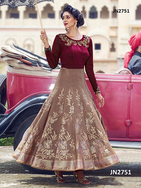 stylish party wear gown images