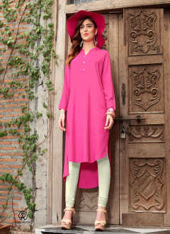 Casuale Pink Colour Kurti's